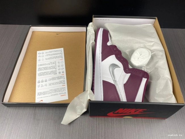 Rep Onekick Jordan Bordeaux 555088-611 High 1 Air OG 0809